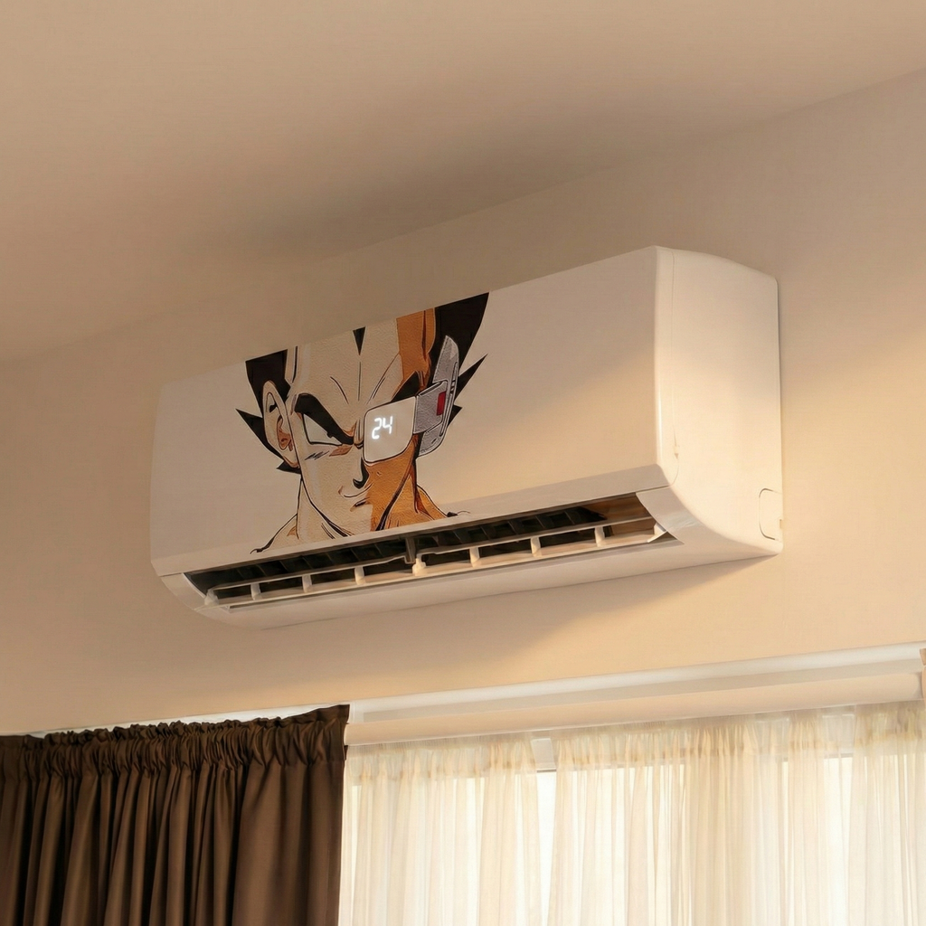 Split AC Anime Sticker